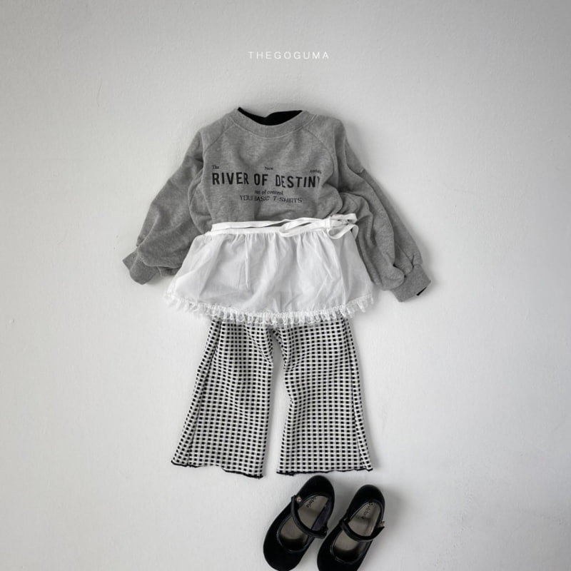 Thegoguma - Korean Children Fashion - #littlefashionista - Check Wave Pants - 11