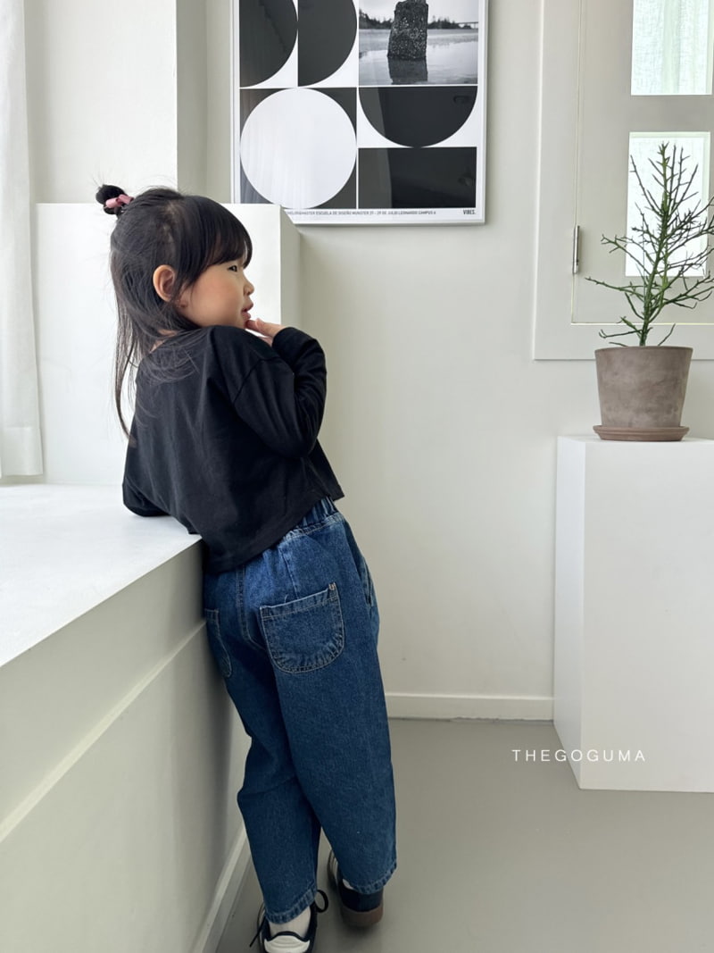 Thegoguma - Korean Children Fashion - #littlefashionista - Stone Jeans - 3