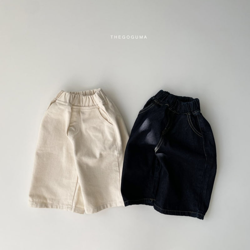 Thegoguma - Korean Children Fashion - #minifashionista - Wide Ankle Jeans