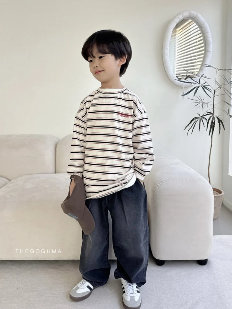 Thegoguma - Korean Children Fashion - #minifashionista - Brushed Sand Jeans - 8