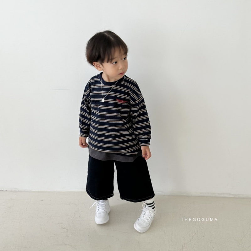 Thegoguma - Korean Children Fashion - #minifashionista - Multi Stripe Tee - 3