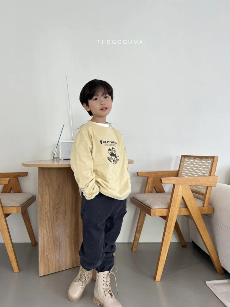 Thegoguma - Korean Children Fashion - #minifashionista - Purgy Bear Tee - 2