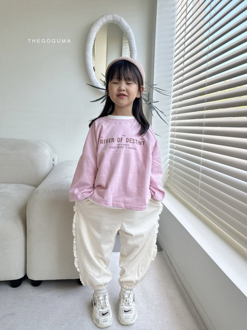 Thegoguma - Korean Children Fashion - #prettylittlegirls - Lace Jogger Pants - 5