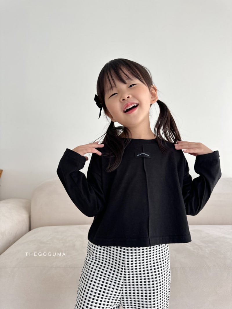 Thegoguma - Korean Children Fashion - #prettylittlegirls - Fun Crop Tee - 12