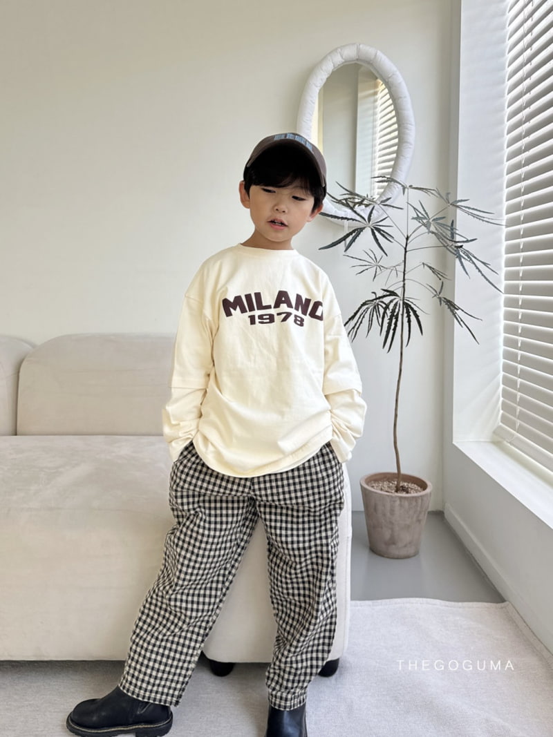 Thegoguma - Korean Children Fashion - #stylishchildhood - Gogo Check Pants - 11