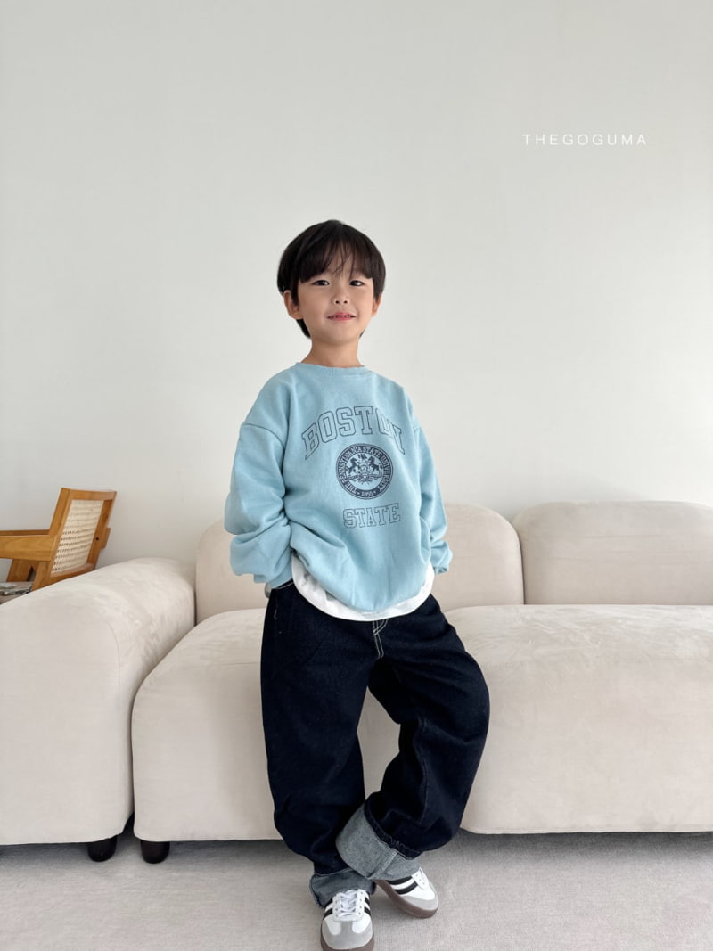 Thegoguma - Korean Children Fashion - #todddlerfashion - Street Roll-up Jeans - 10