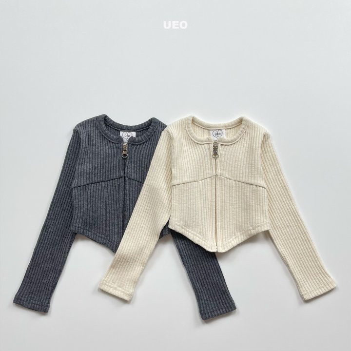 U Eo - Korean Children Fashion - #childofig - Slim Rib Zip-up