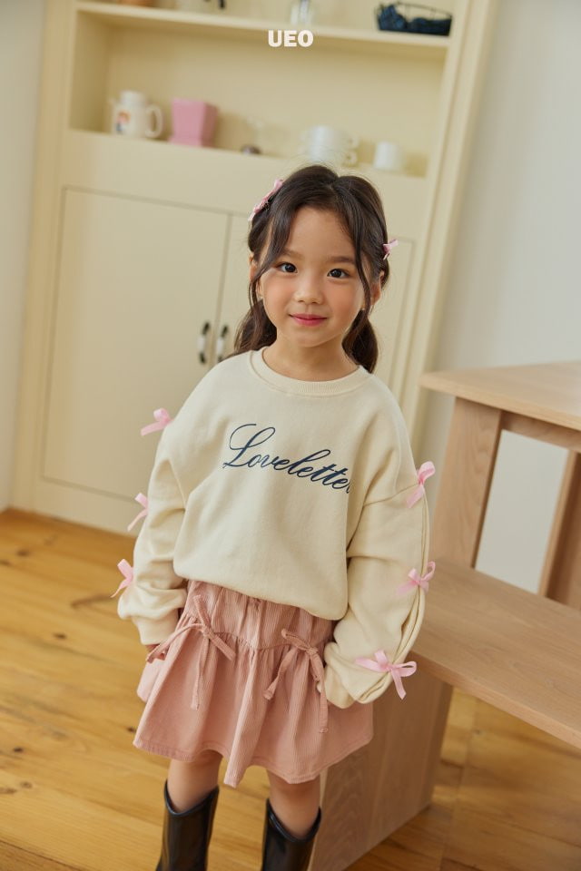 U Eo - Korean Children Fashion - #childofig - Love Letter Ribbon Sweatshirts - 11