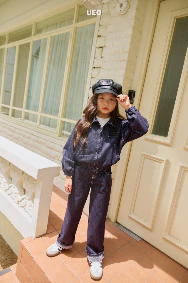 U Eo - Korean Children Fashion - #childofig - Roll-up Selvedge Denim Pants - 4