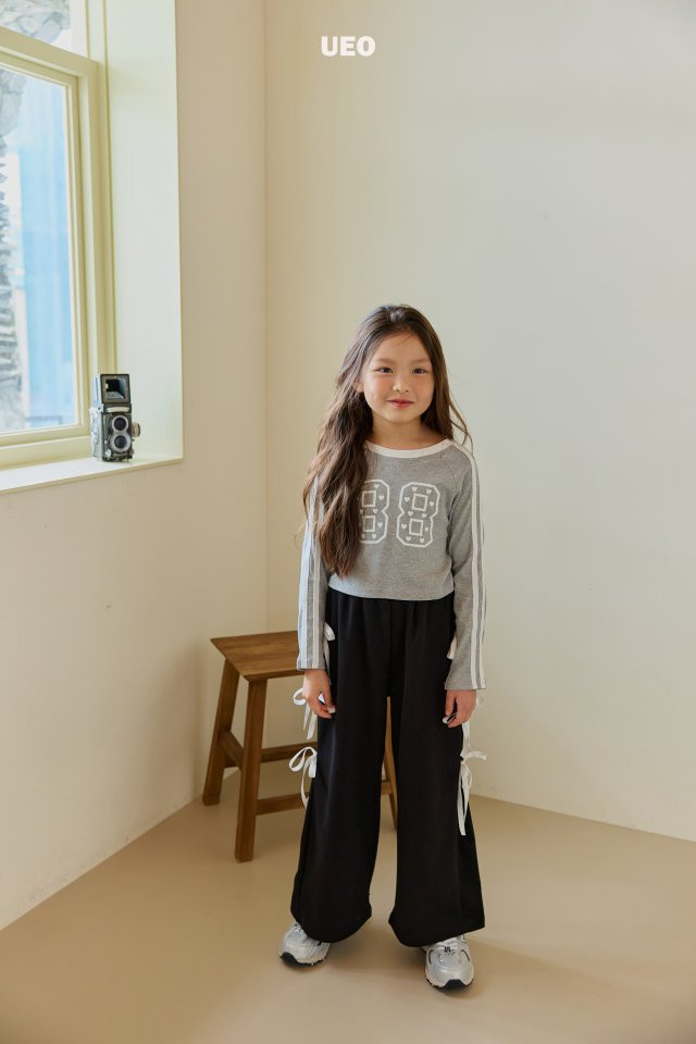 U Eo - Korean Children Fashion - #childrensboutique - Ribbon Girls Pants - 10