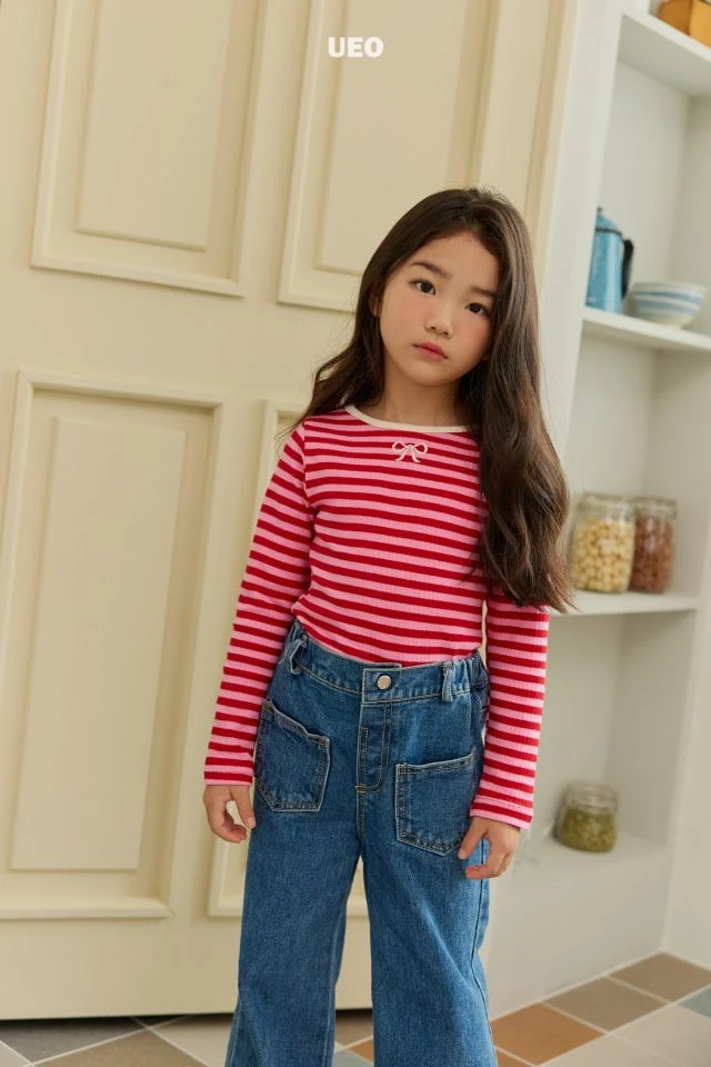 U Eo - Korean Children Fashion - #childrensboutique - Pocket Wide Bootscut Pants - 8