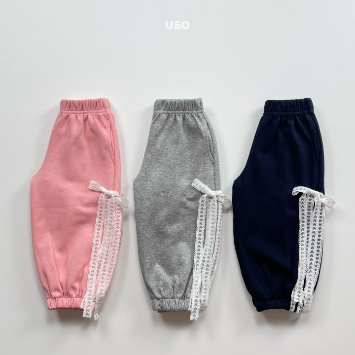 U Eo - Korean Children Fashion - #childrensboutique - Hatto Ribbon Jogger Pants