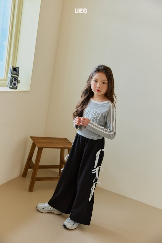 U Eo - Korean Children Fashion - #designkidswear - Ribbon Girls Pants - 11