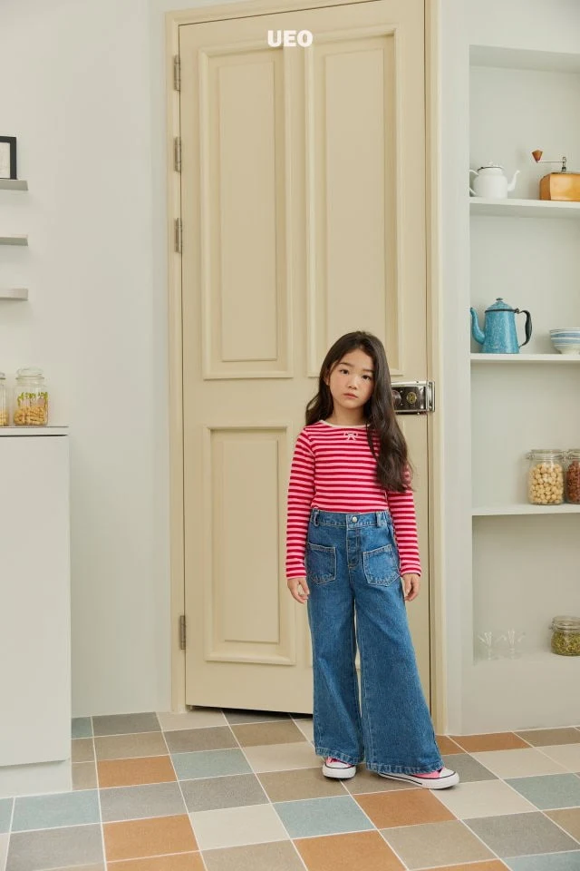 U Eo - Korean Children Fashion - #designkidswear - Pocket Wide Bootscut Pants - 9