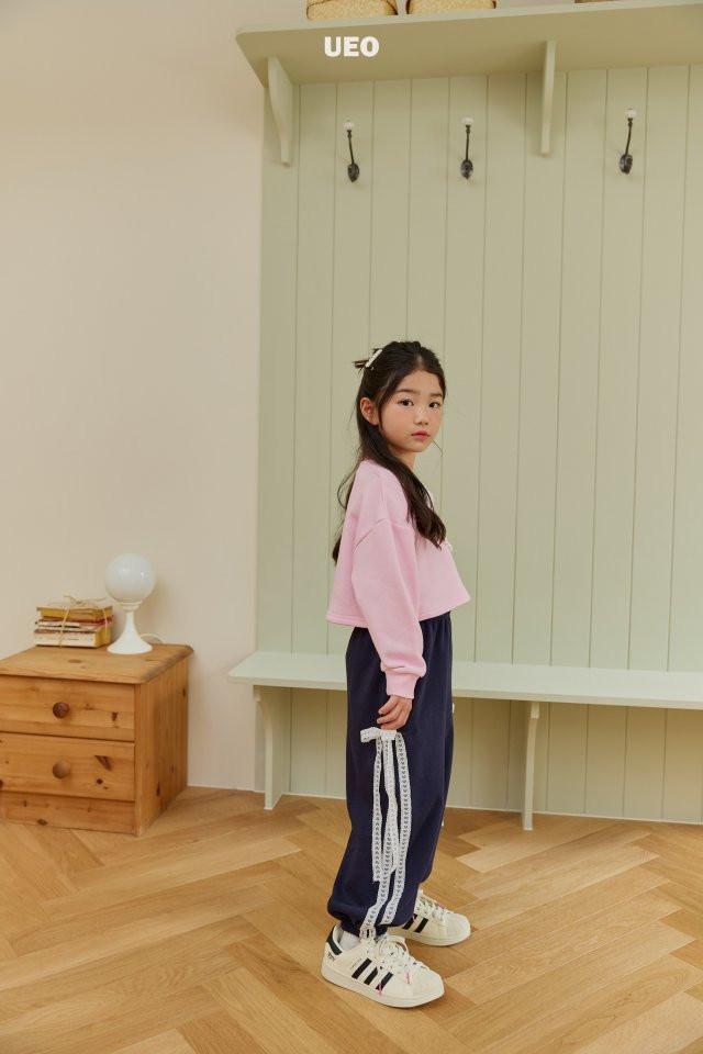 U Eo - Korean Children Fashion - #designkidswear - Hatto Ribbon Jogger Pants - 2