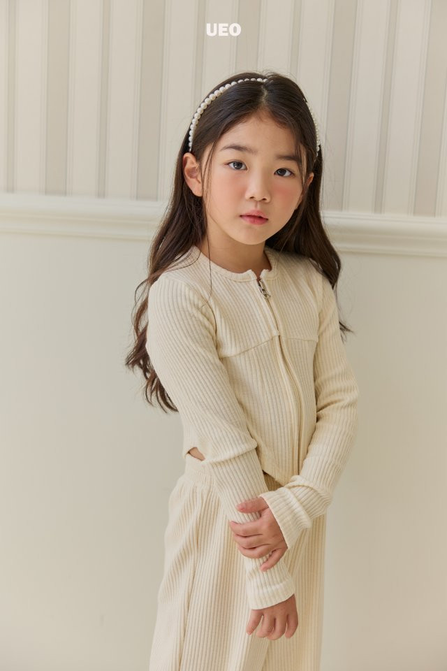 U Eo - Korean Children Fashion - #discoveringself - Slim Rib Zip-up - 5