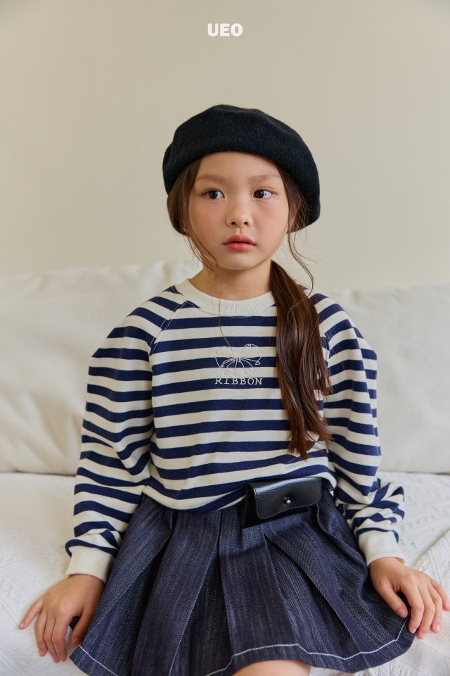 U Eo - Korean Children Fashion - #discoveringself - Ribbon Puff Swatshirts - 2