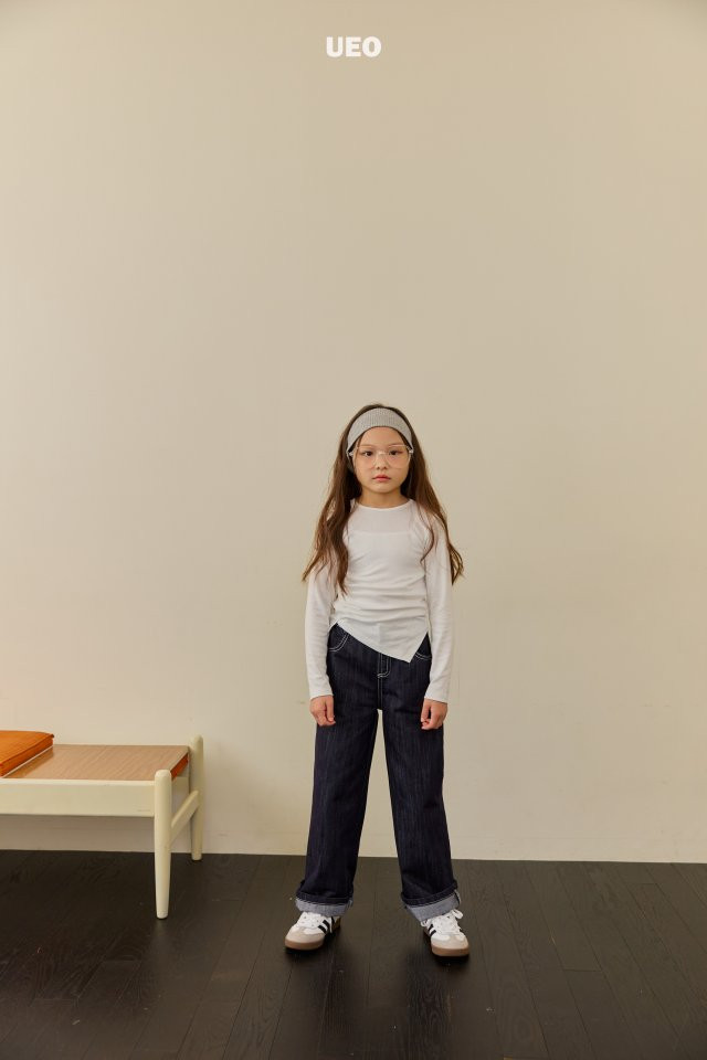 U Eo - Korean Children Fashion - #discoveringself - Roll-up Selvedge Denim Pants - 7