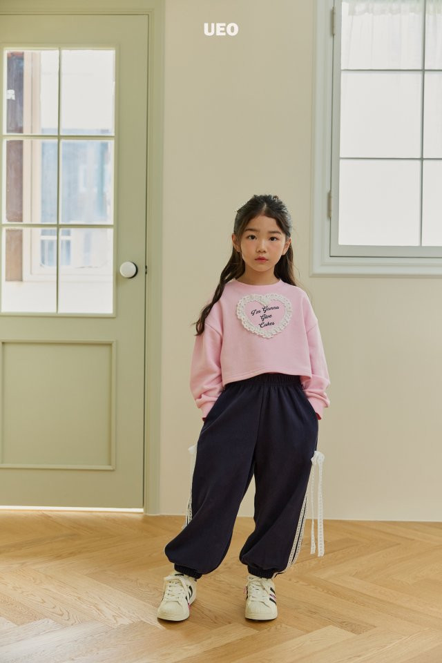 U Eo - Korean Children Fashion - #discoveringself - Hatto Ribbon Jogger Pants - 3