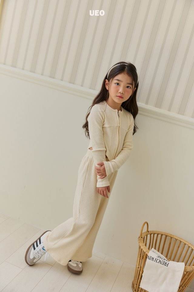 U Eo - Korean Children Fashion - #fashionkids - Slim Rib Zip-up - 6