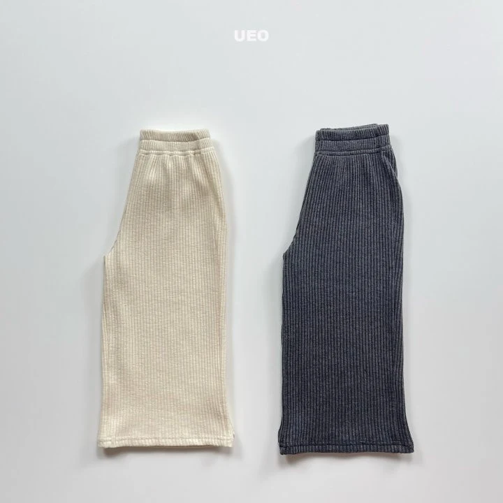 U Eo - Korean Children Fashion - #fashionkids - Rib Wide Pants