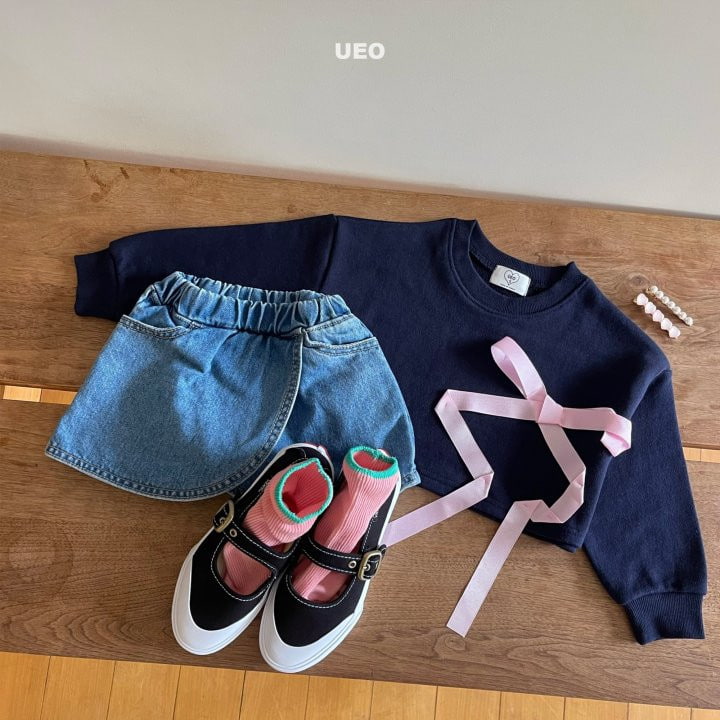 U Eo - Korean Children Fashion - #fashionkids - High Wrap Denim Pants - 5