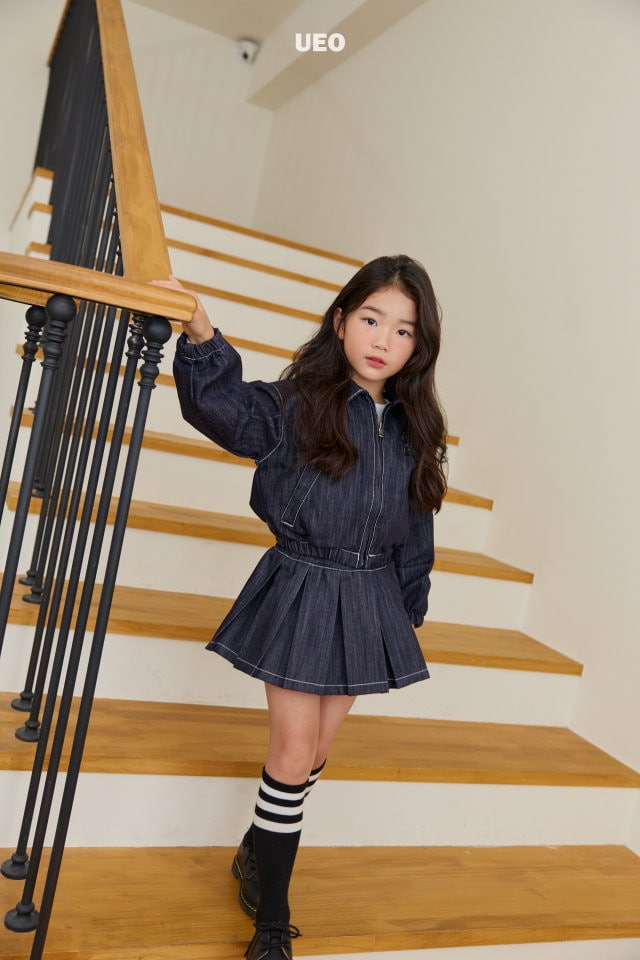 U Eo - Korean Children Fashion - #kidsshorts - Crush Pleats Skirt - 7