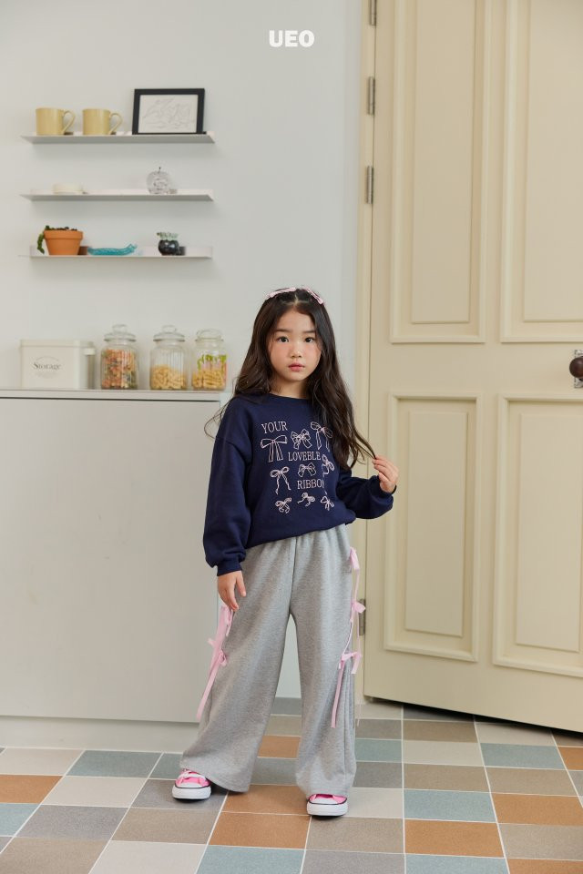 U Eo - Korean Children Fashion - #littlefashionista - Ribbon Girls Pants - 2