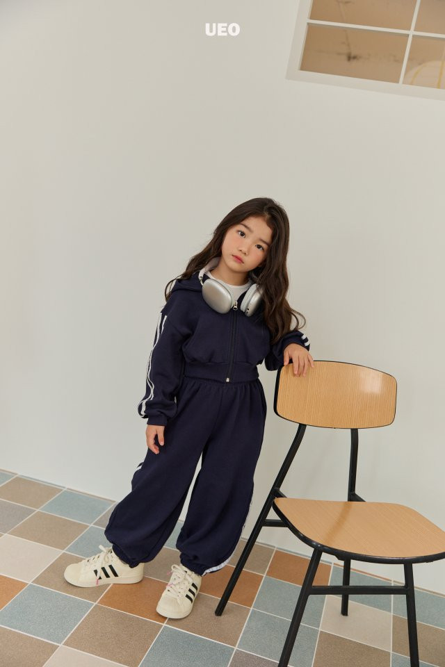 U Eo - Korean Children Fashion - #littlefashionista - Scallop Crop Hood Zip-up - 8