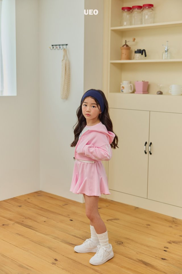 U Eo - Korean Children Fashion - #magicofchildhood - Scallop Crop Hood Zip-up - 9