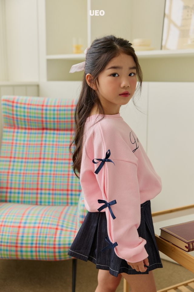 U Eo - Korean Children Fashion - #magicofchildhood - Love Letter Ribbon Sweatshirts - 8