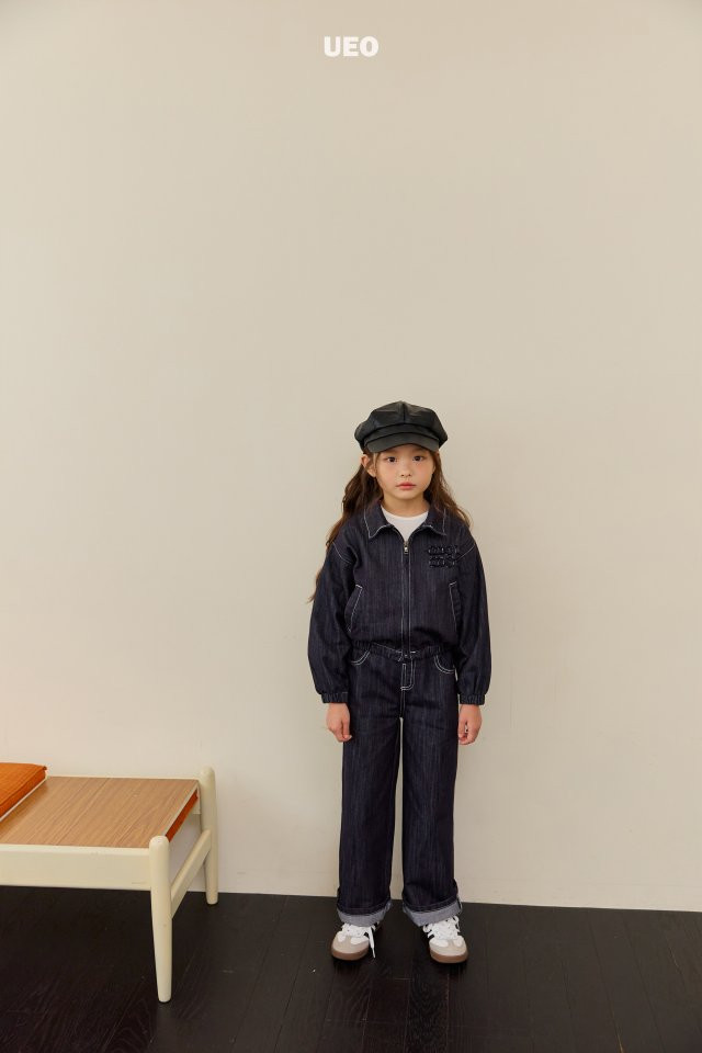 U Eo - Korean Children Fashion - #prettylittlegirls - Roll-up Selvedge Denim Pants - 2