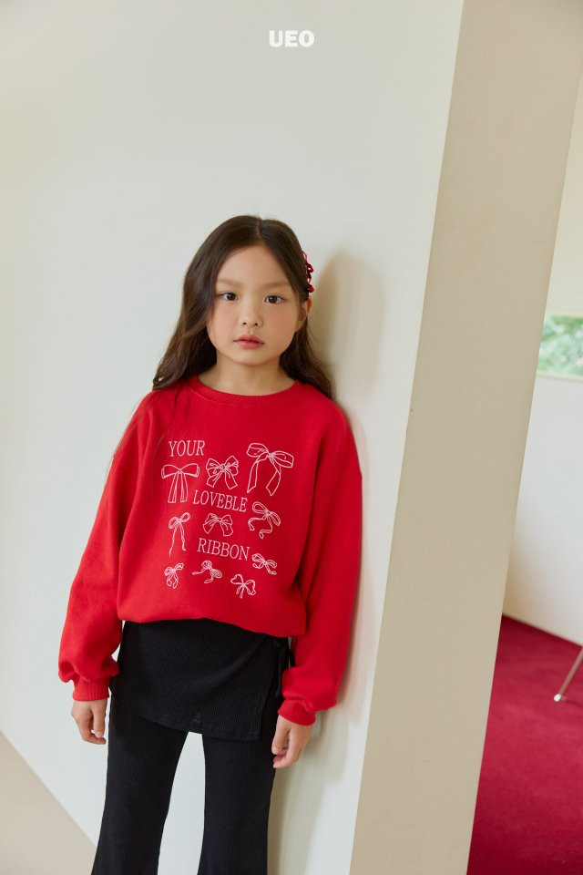 U Eo - Korean Children Fashion - #todddlerfashion - Ribbon Party Sweatshirts - 12