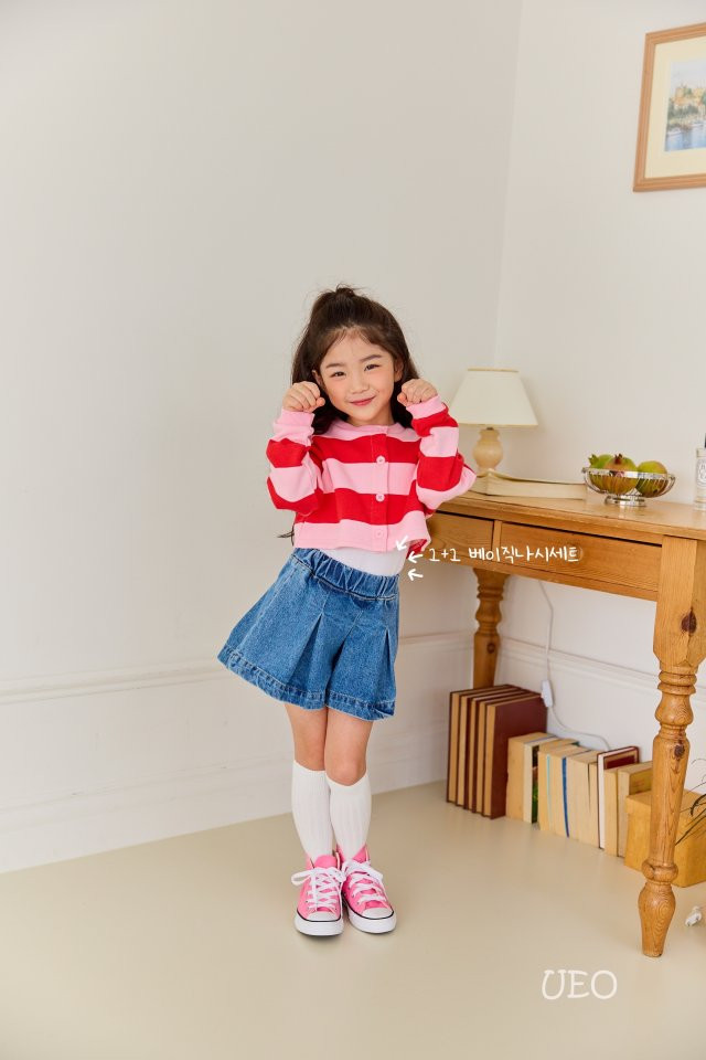 U Eo - Korean Children Fashion - #toddlerclothing - 1+1 Basic Sleeveless Tee - 12