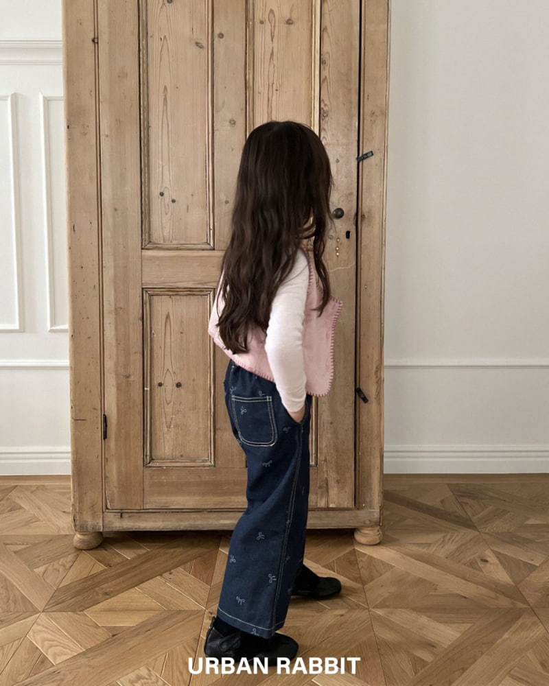 Urban Rabbit - Korean Children Fashion - #Kfashion4kids - Ribbon Denim Pants - 12