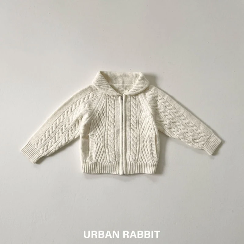 Urban Rabbit - Korean Children Fashion - #Kfashion4kids - Shawl Collar Twist Zip-up - 6