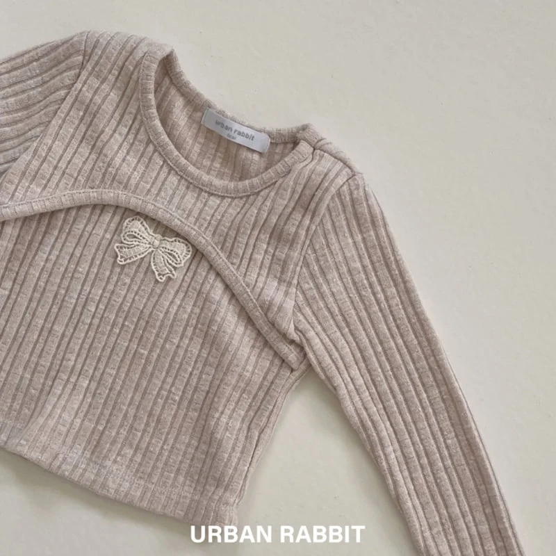 Urban Rabbit - Korean Children Fashion - #kidzfashiontrend - Ribbon Bolero Tee - 4