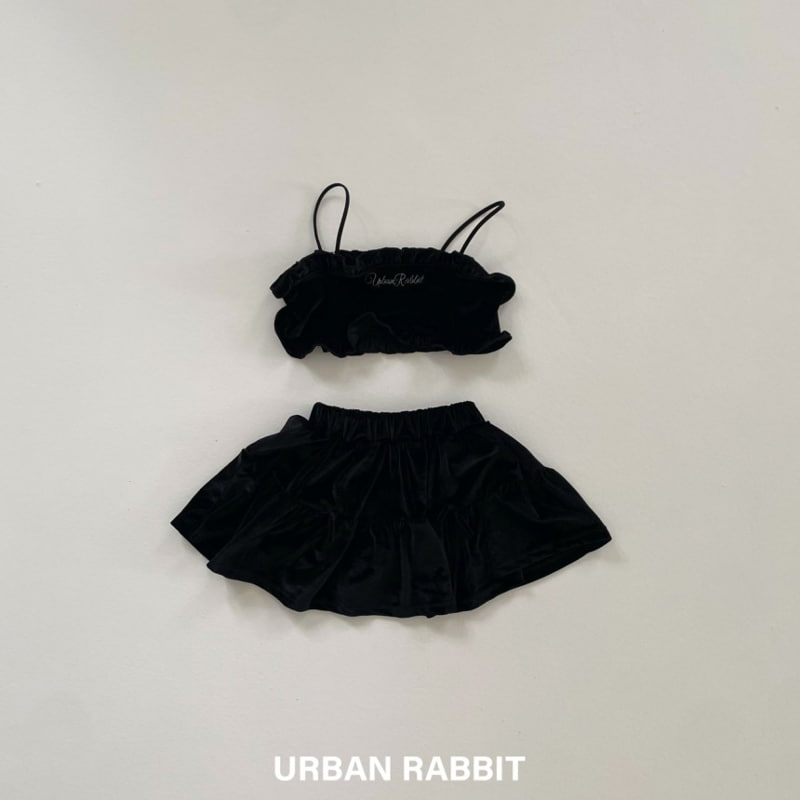 Urban Rabbit - Korean Children Fashion - #childofig - Smocked Velvet Bustier - 9