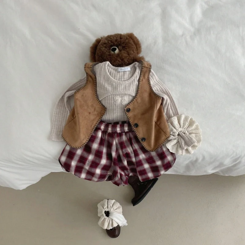 Urban Rabbit - Korean Children Fashion - #childofig - Western Mellow Vest - 12