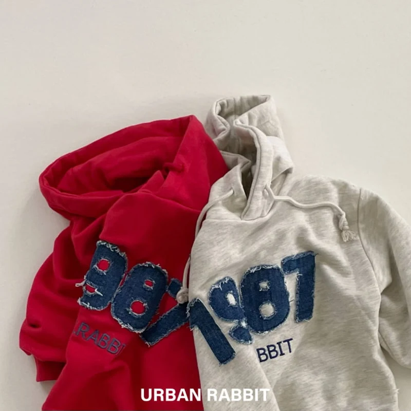 Urban Rabbit - Korean Children Fashion - #childofig - Denim Appliqué Hoodie - 2