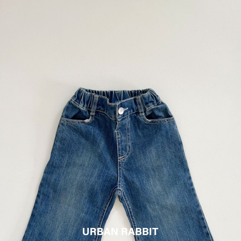 Urban Rabbit - Korean Children Fashion - #childrensboutique - Vintage Bootscut Denim Pants - 8