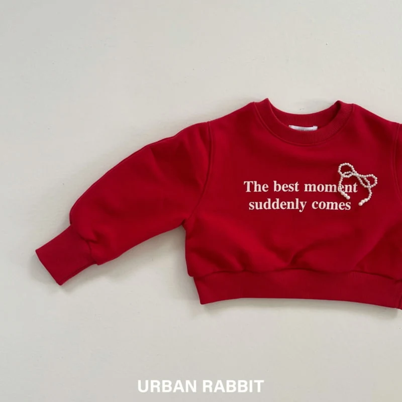 Urban Rabbit - Korean Children Fashion - #designkidswear - Pearl Ribbon Crop Sweatshirts - 8