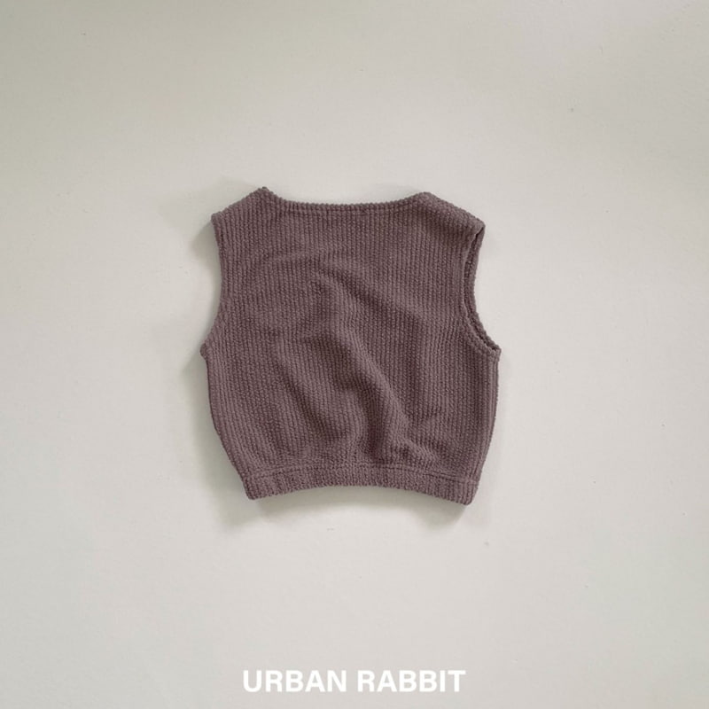 Urban Rabbit - Korean Children Fashion - #childrensboutique - Rose V Neck Vest - 4