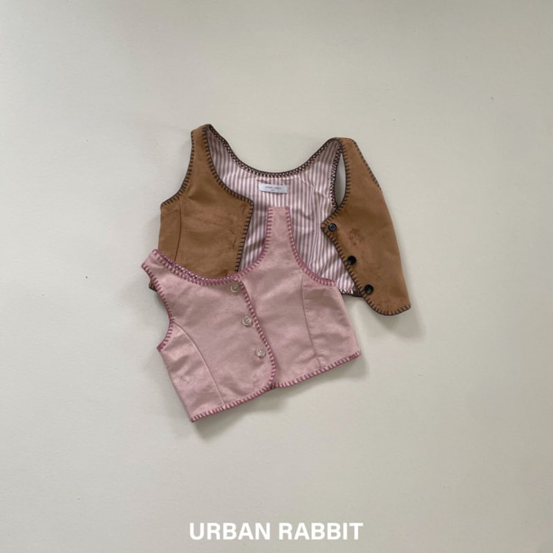 Urban Rabbit - Korean Children Fashion - #discoveringself - Western Mellow Vest - 2