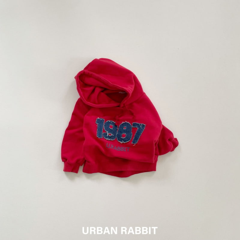 Urban Rabbit - Korean Children Fashion - #discoveringself - Denim Appliqué Hoodie - 5