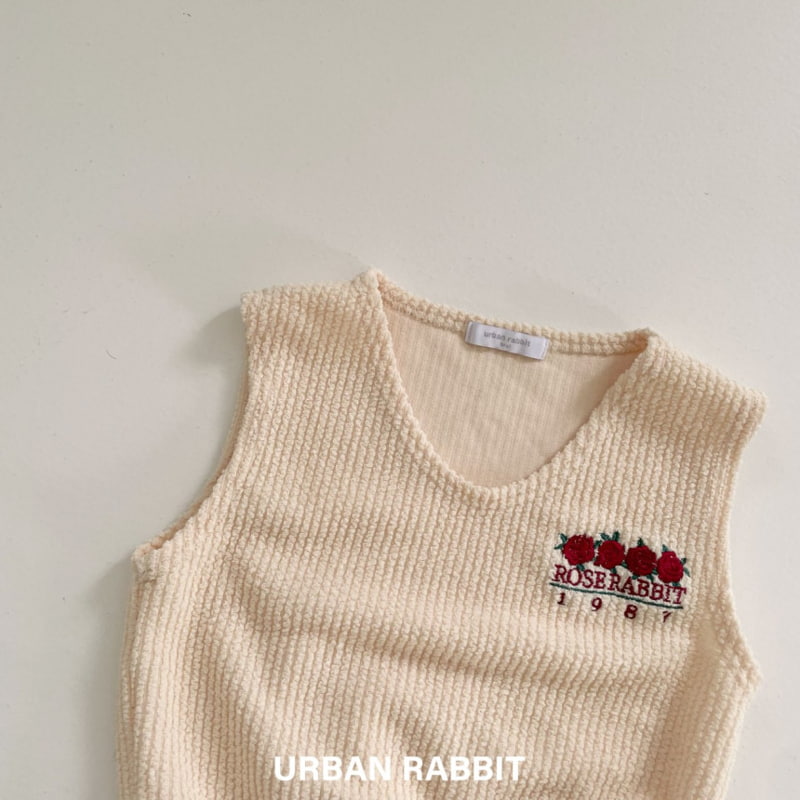 Urban Rabbit - Korean Children Fashion - #fashionkids - Rose V Neck Vest - 6