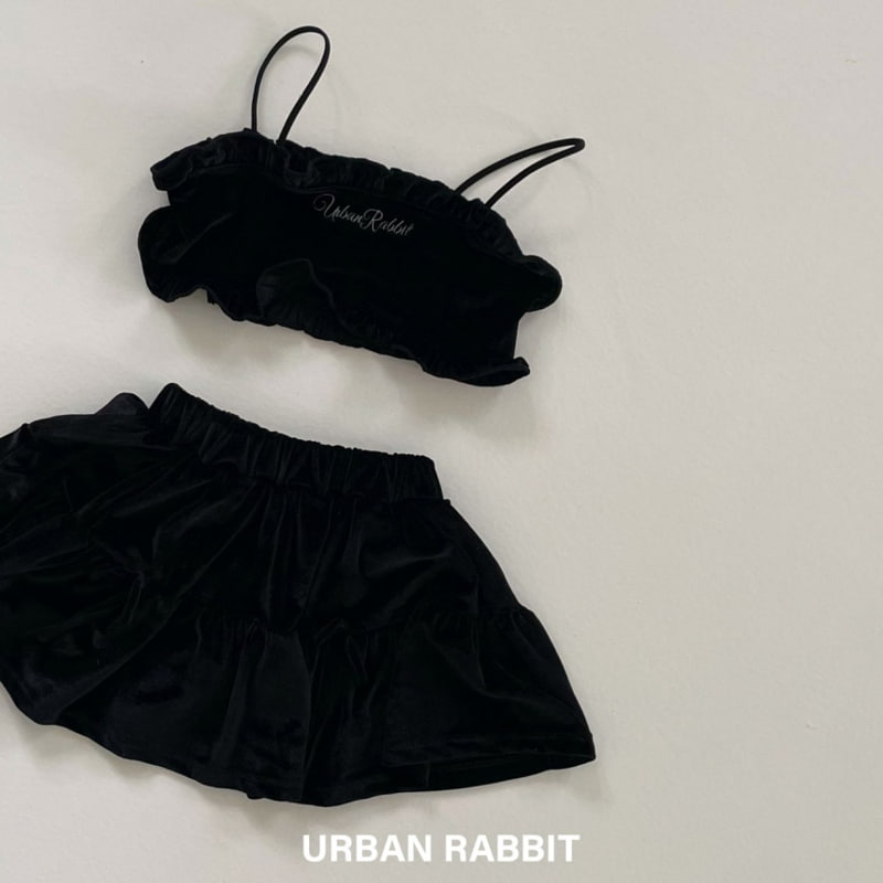 Urban Rabbit - Korean Children Fashion - #fashionkids - Velvet Ribbon Skirt - 10