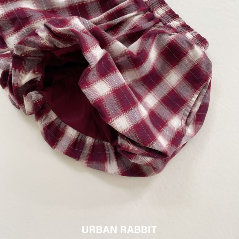 Urban Rabbit - Korean Children Fashion - #discoveringself - Check Balloon Half Pants - 4