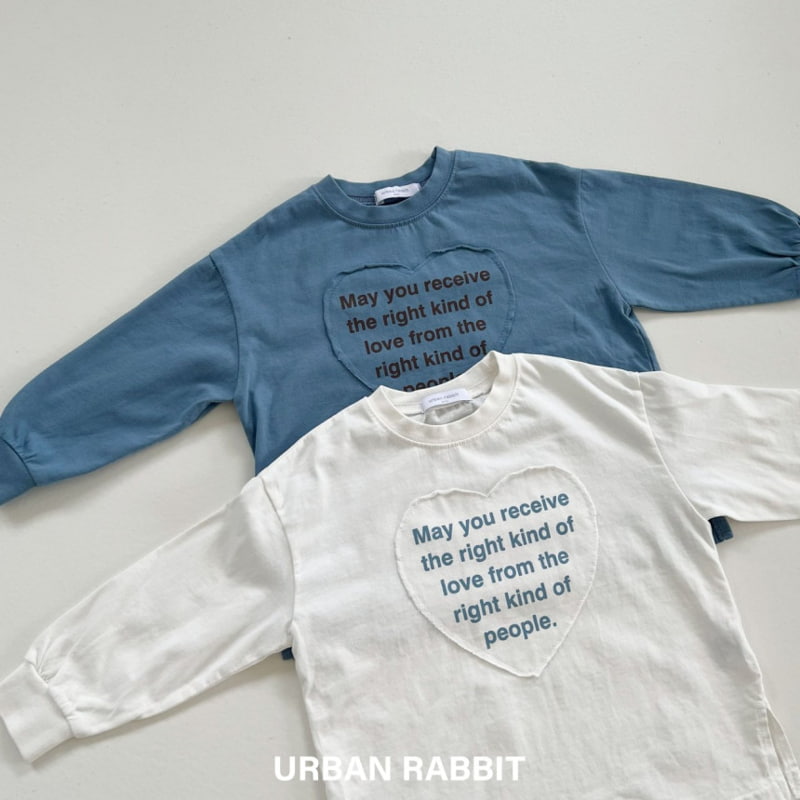 Urban Rabbit - Korean Children Fashion - #kidsshorts - Heart Slit Long Tee - 2