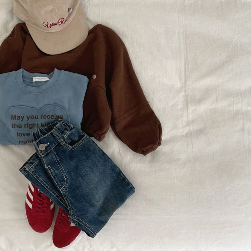 Urban Rabbit - Korean Children Fashion - #kidsshorts - Vintage Bootscut Denim Pants - 12